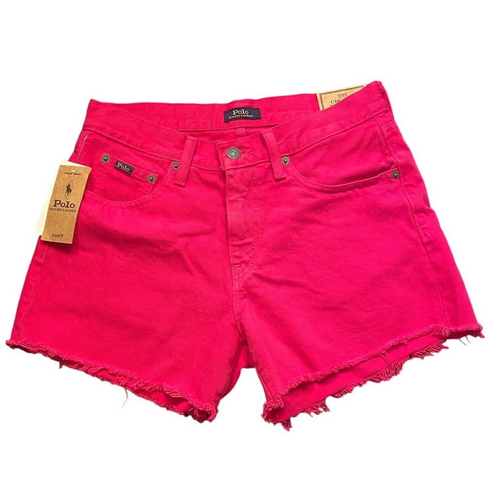 Ralph Lauren Denim Shorts Pink